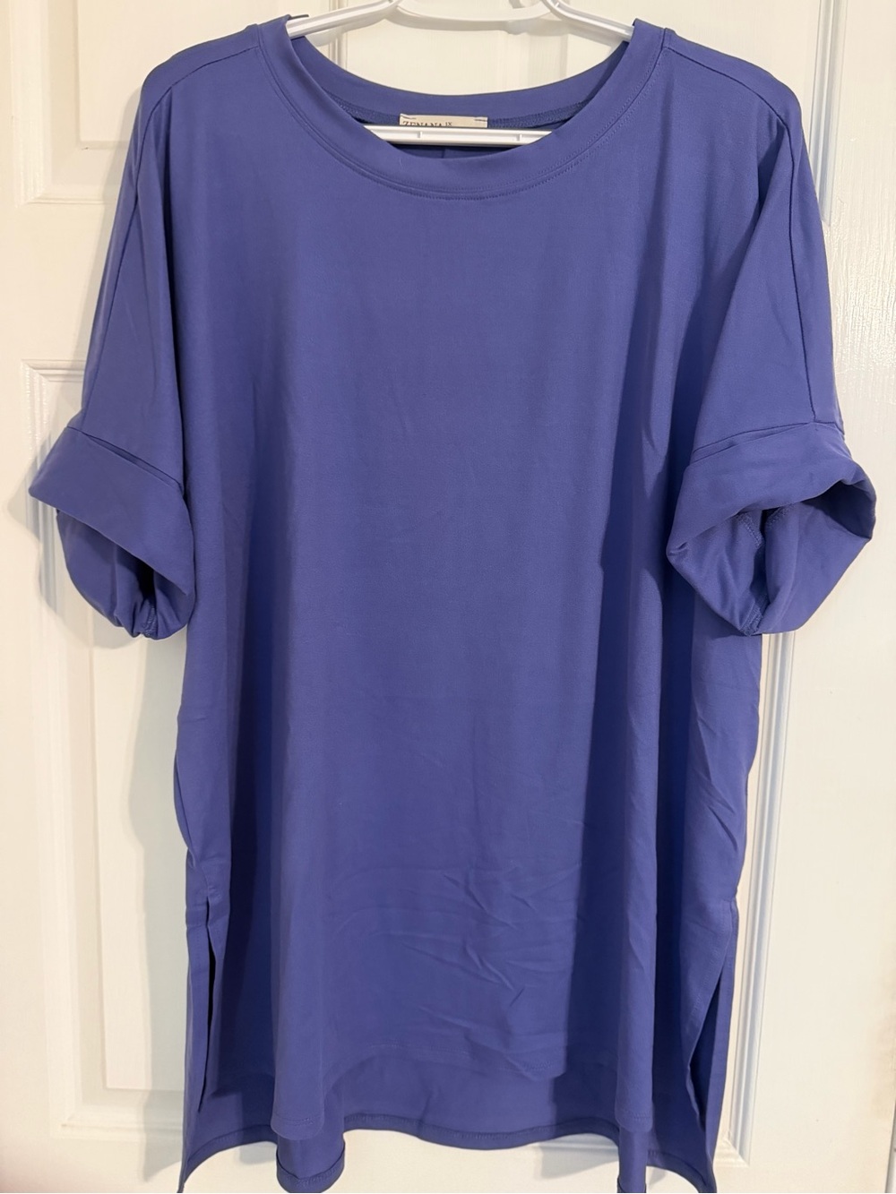 Women’s Tunic Biker Set- Purple